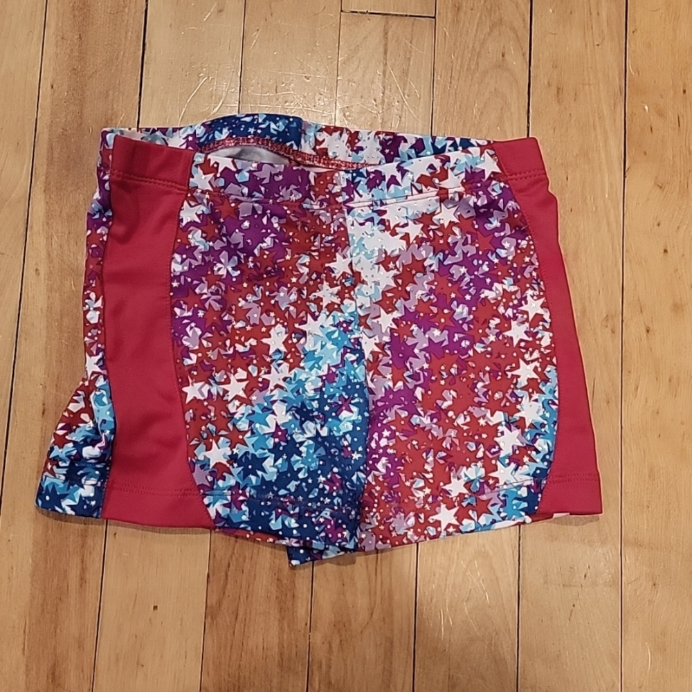 Athletic/dance shorts.